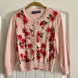 KARL LAGERFELD PARIS DRESSY SWEATER